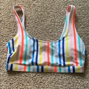 Striped Bikini Top